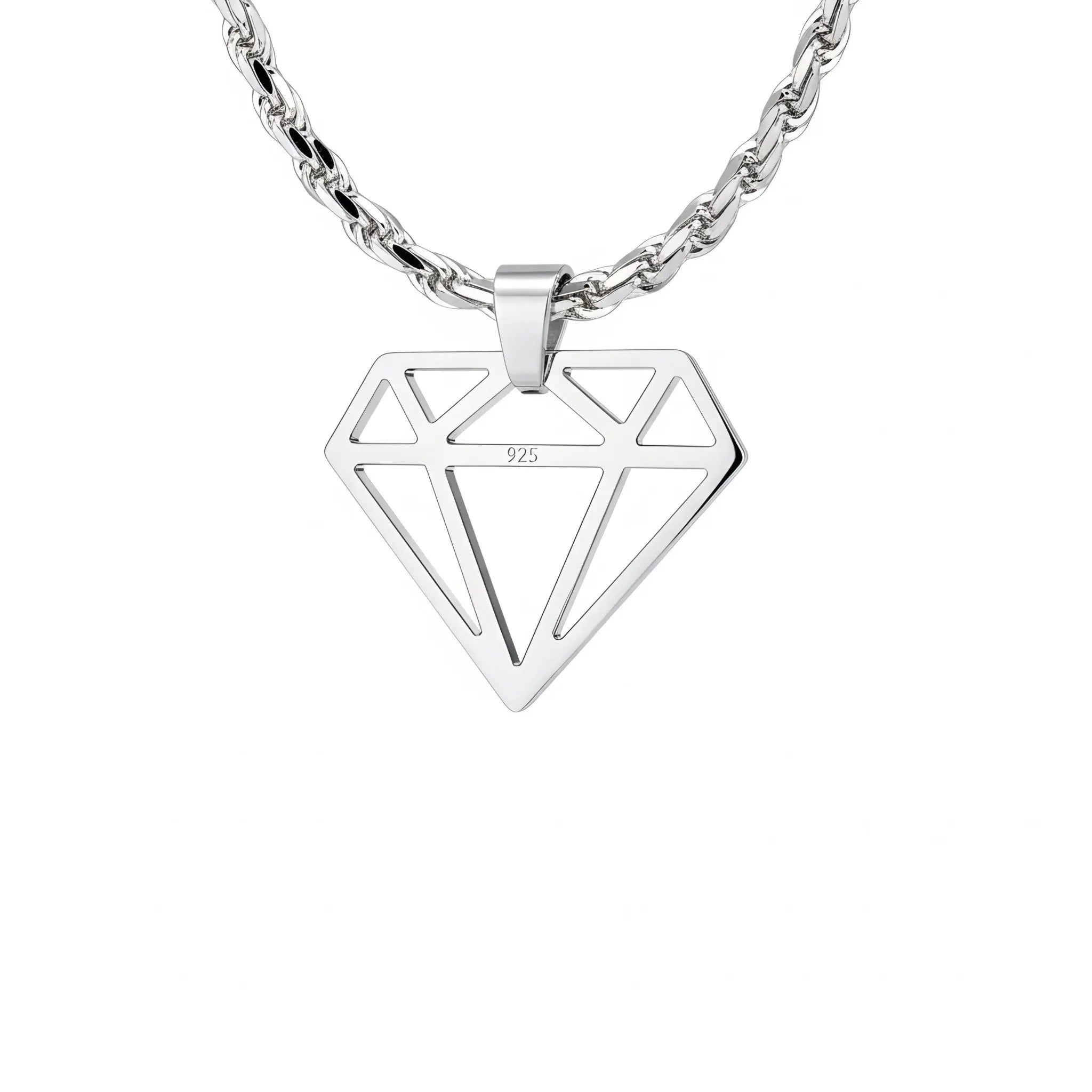 DIAMANT ANHÄNGER - SILBER 925