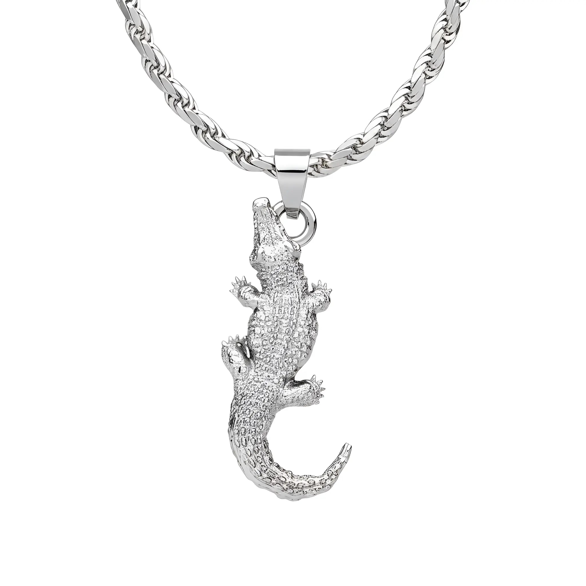 KROKODIL ANHÄNGER - SILBER 925