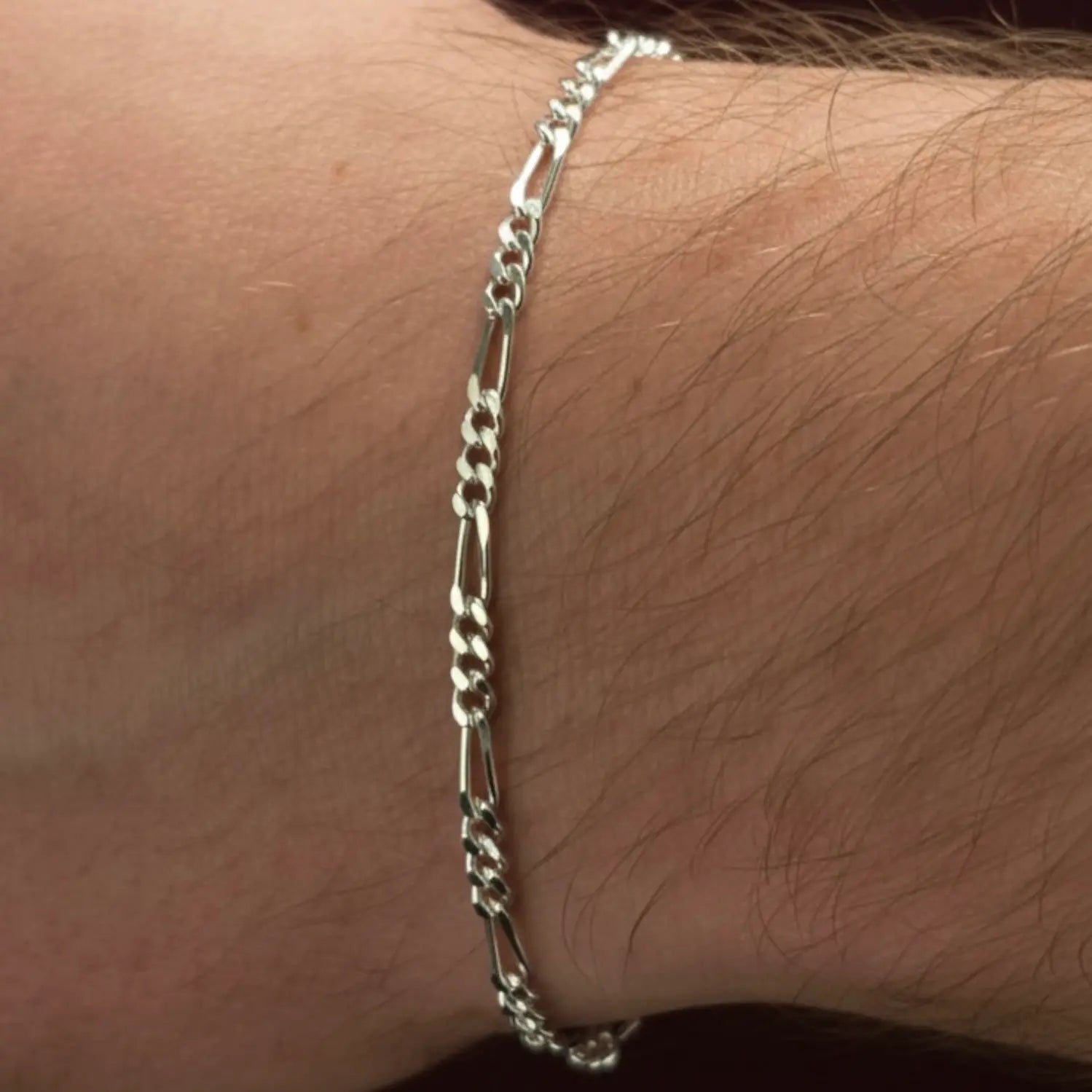 2,8MM FIGARO ARMBAND - SILBER 925