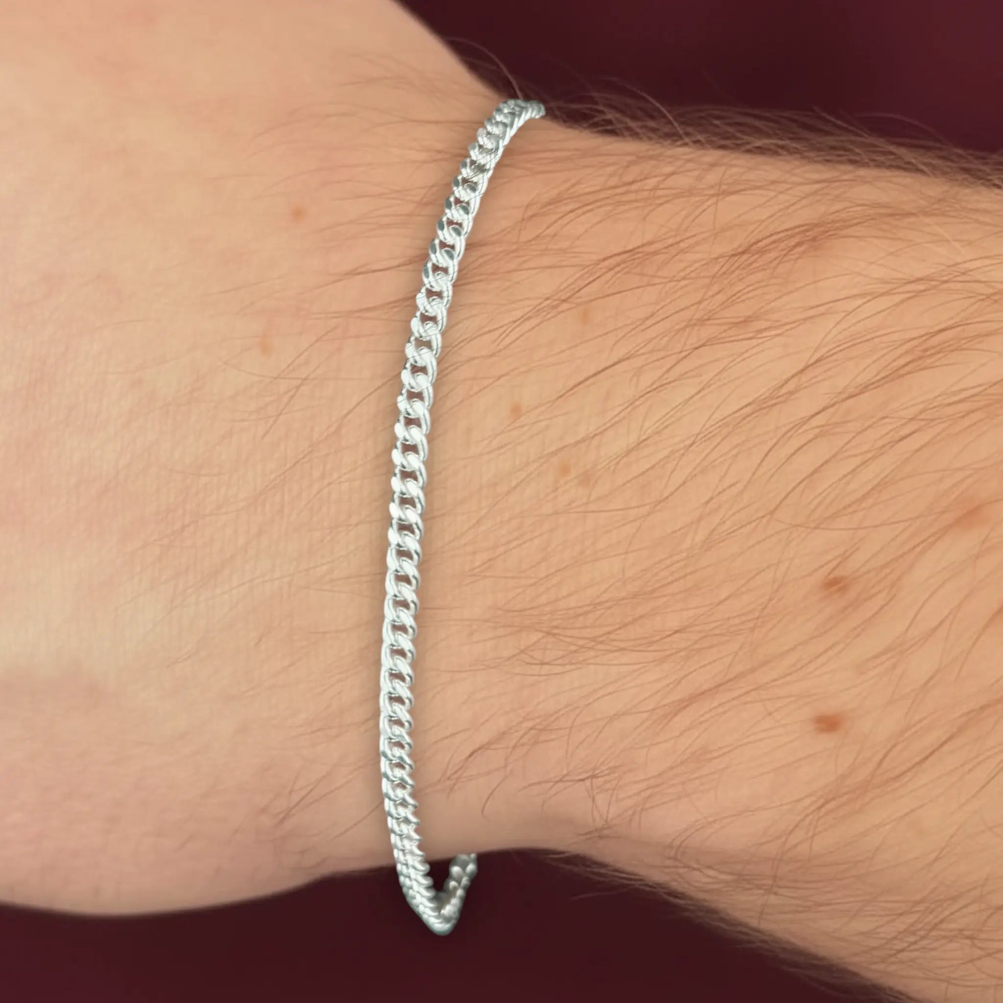 2,8MM MIAMI CUBAN LINK PANZERKETTEN ARMBAND - SILBER 925