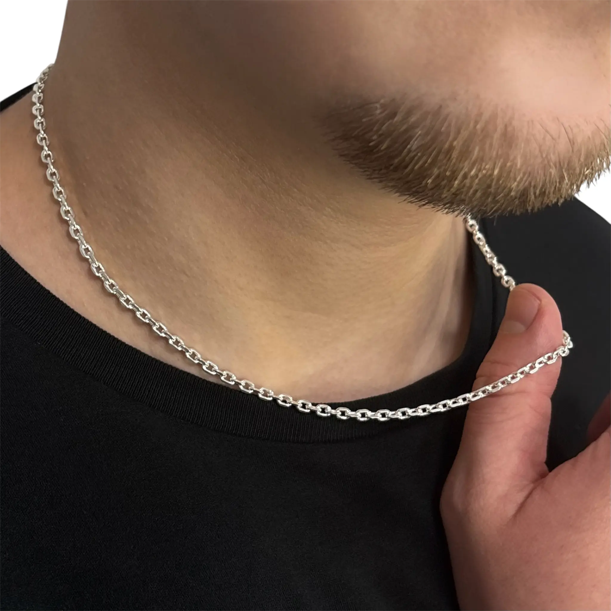 3,3MM ANKERKETTE - SILBER 925