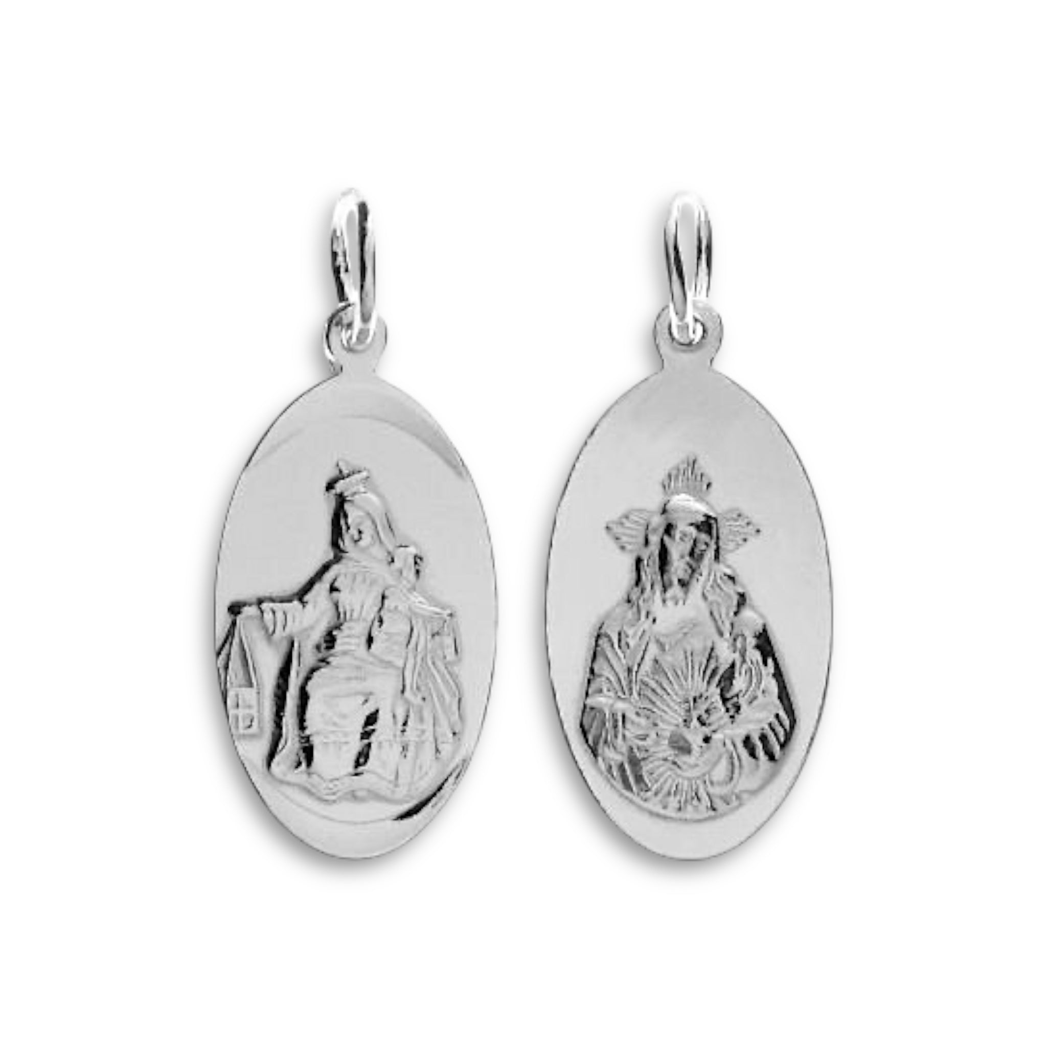 SKAPULIER ANHÄNGER MARIA & JESUS - SILBER 925
