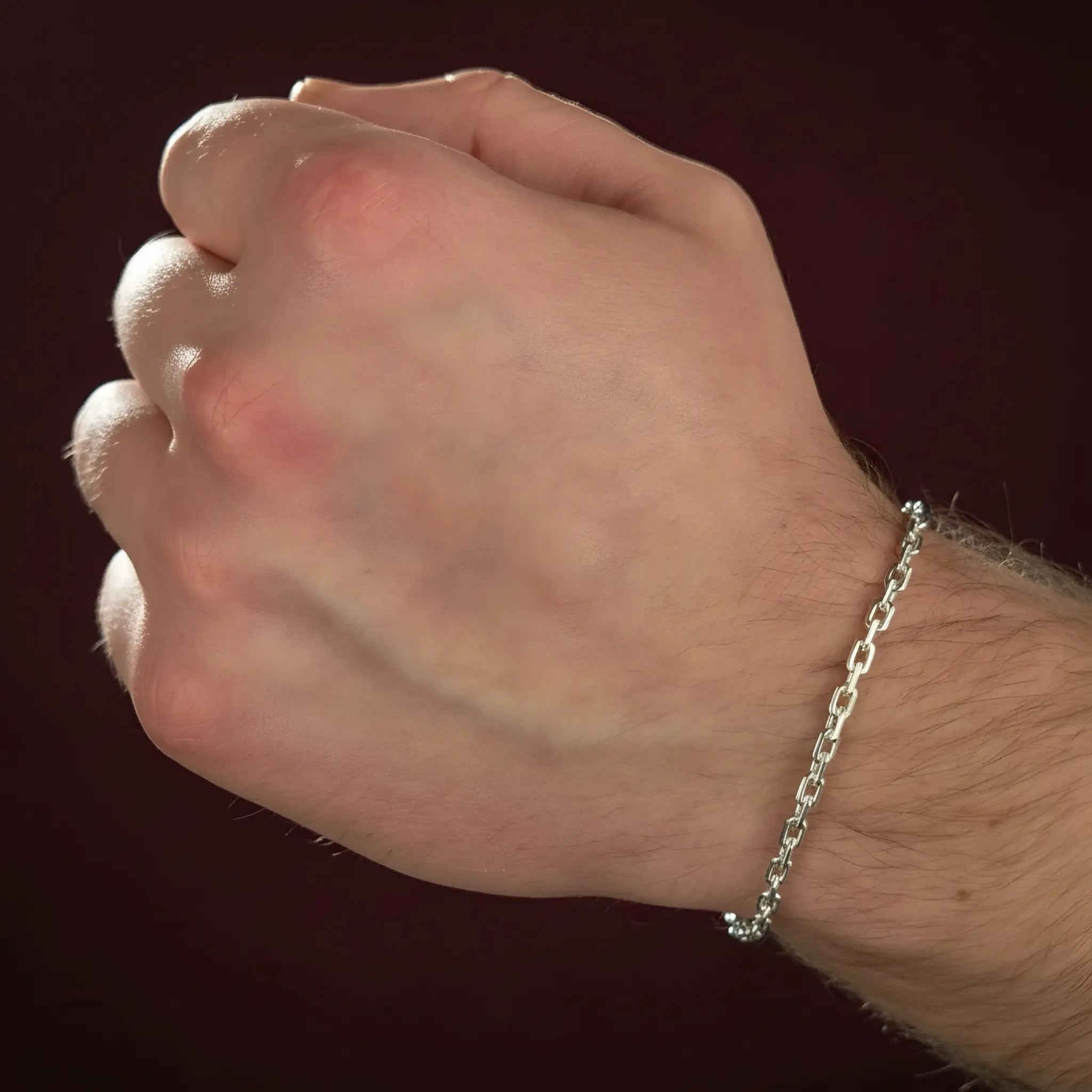 3,3MM ANKERKETTEN ARMBAND - SILBER 925