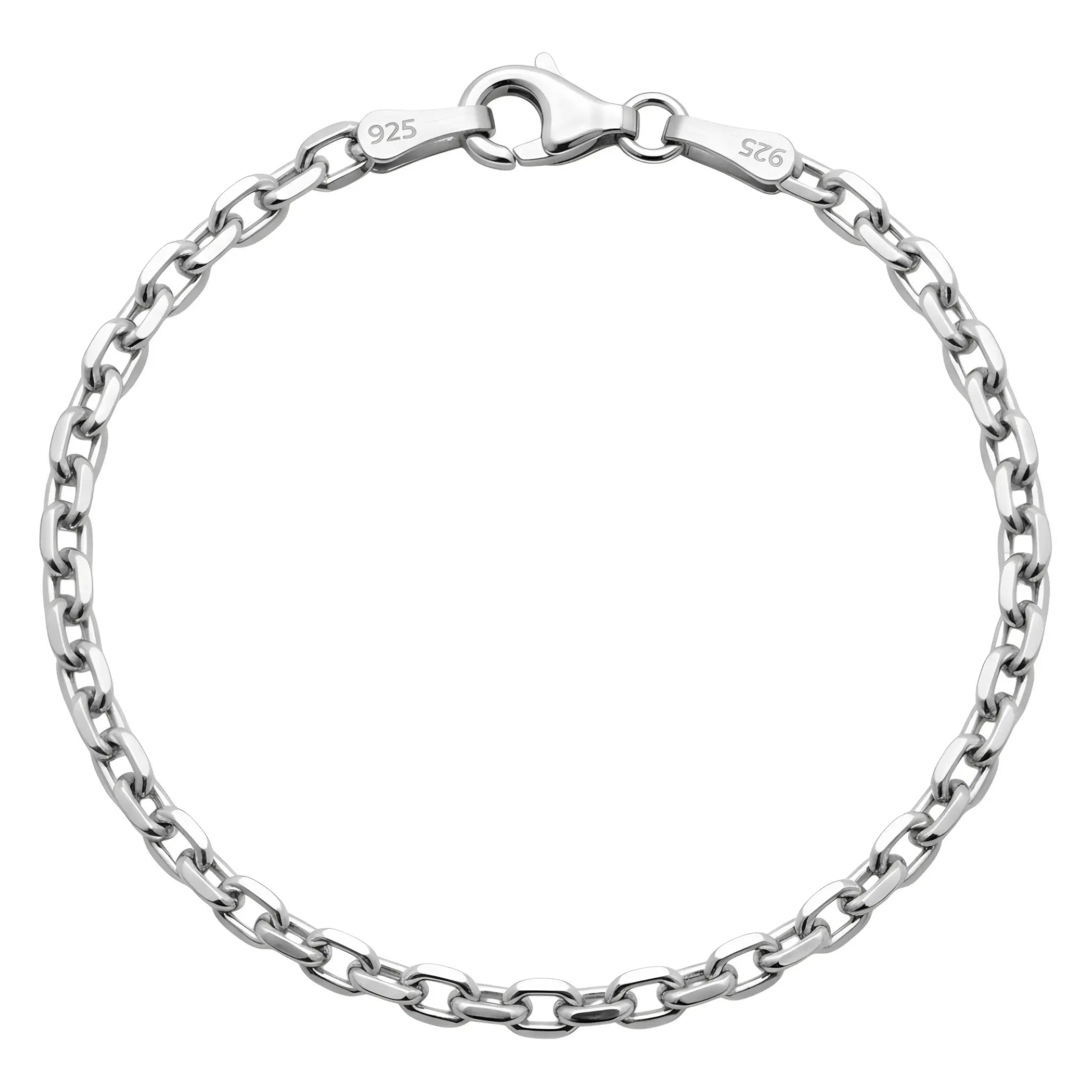 3,3MM ANKERKETTEN ARMBAND - SILBER 925