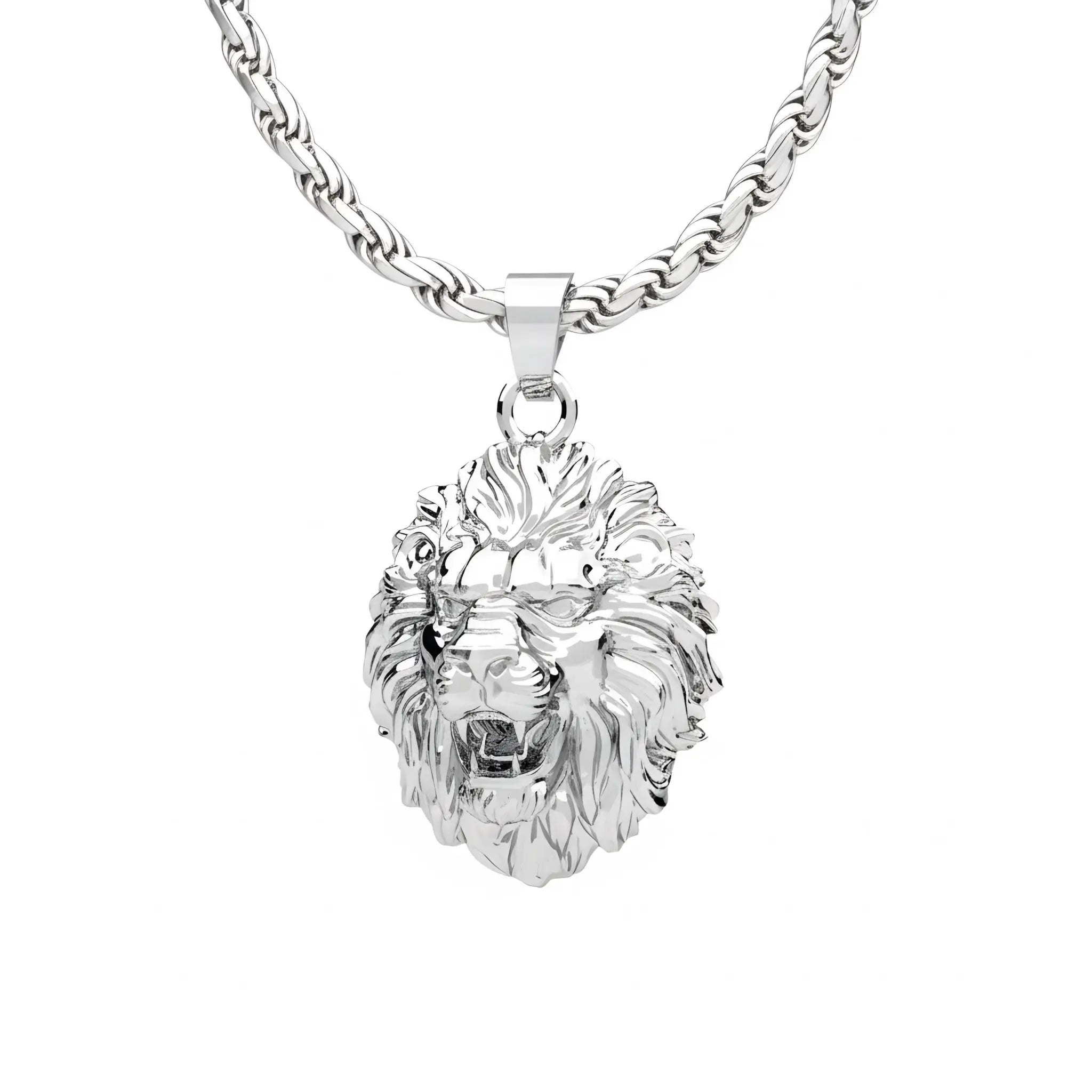 LÖWENKOPF ANHÄNGER - SILBER 925