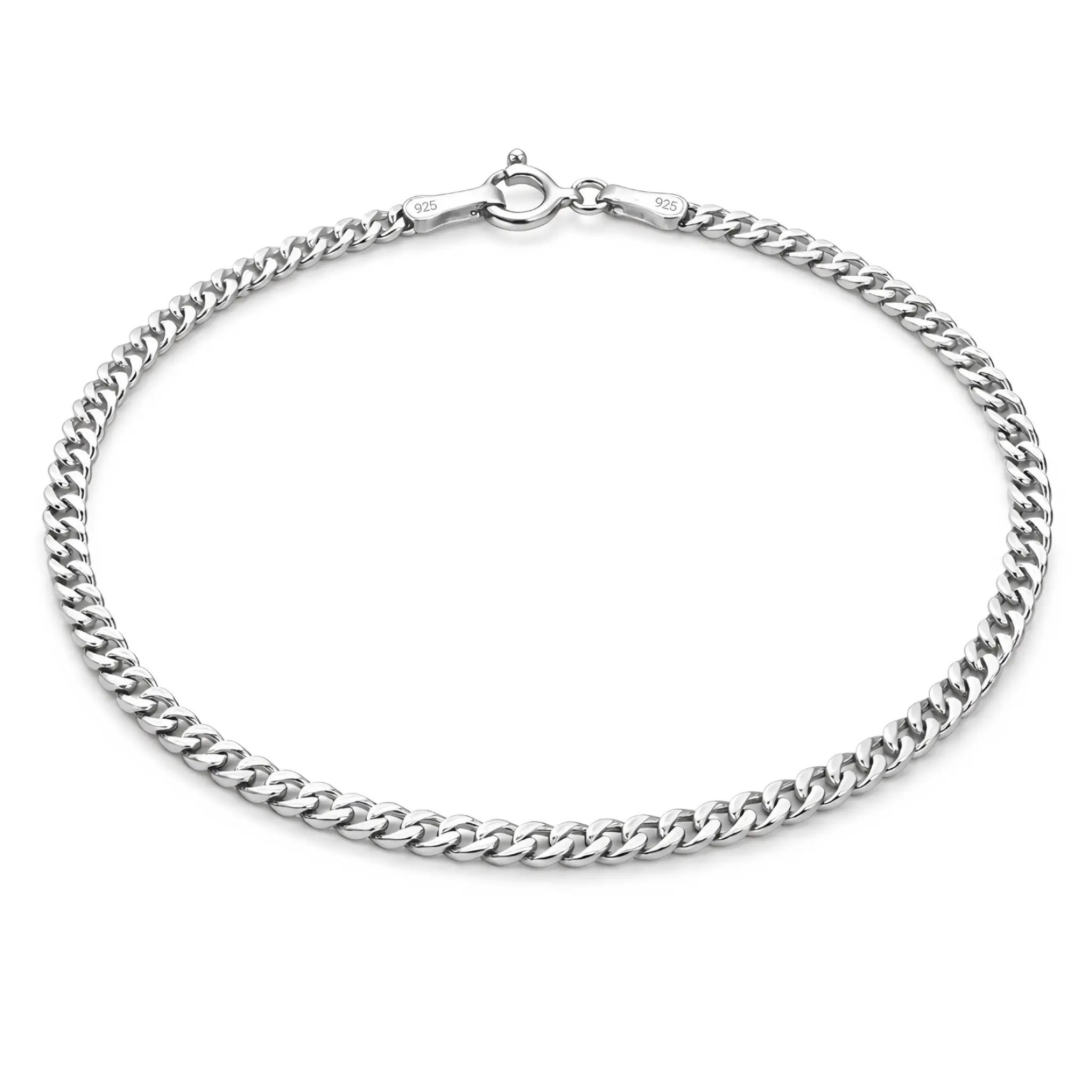 2MM MIAMI CUBAN LINK PANZERKETTEN ARMBAND - SILBER 925