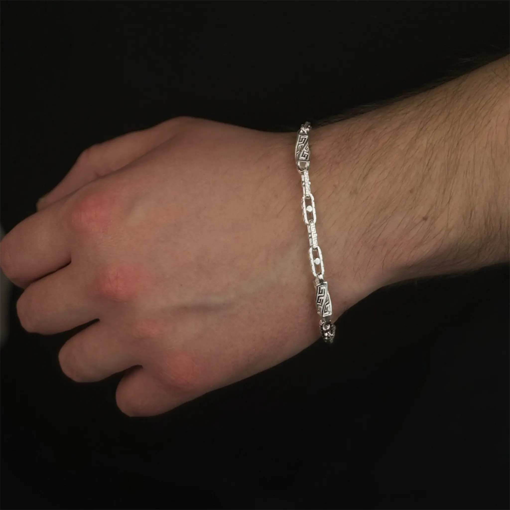 4MM SANTORINI ARMBAND - SILBER 925