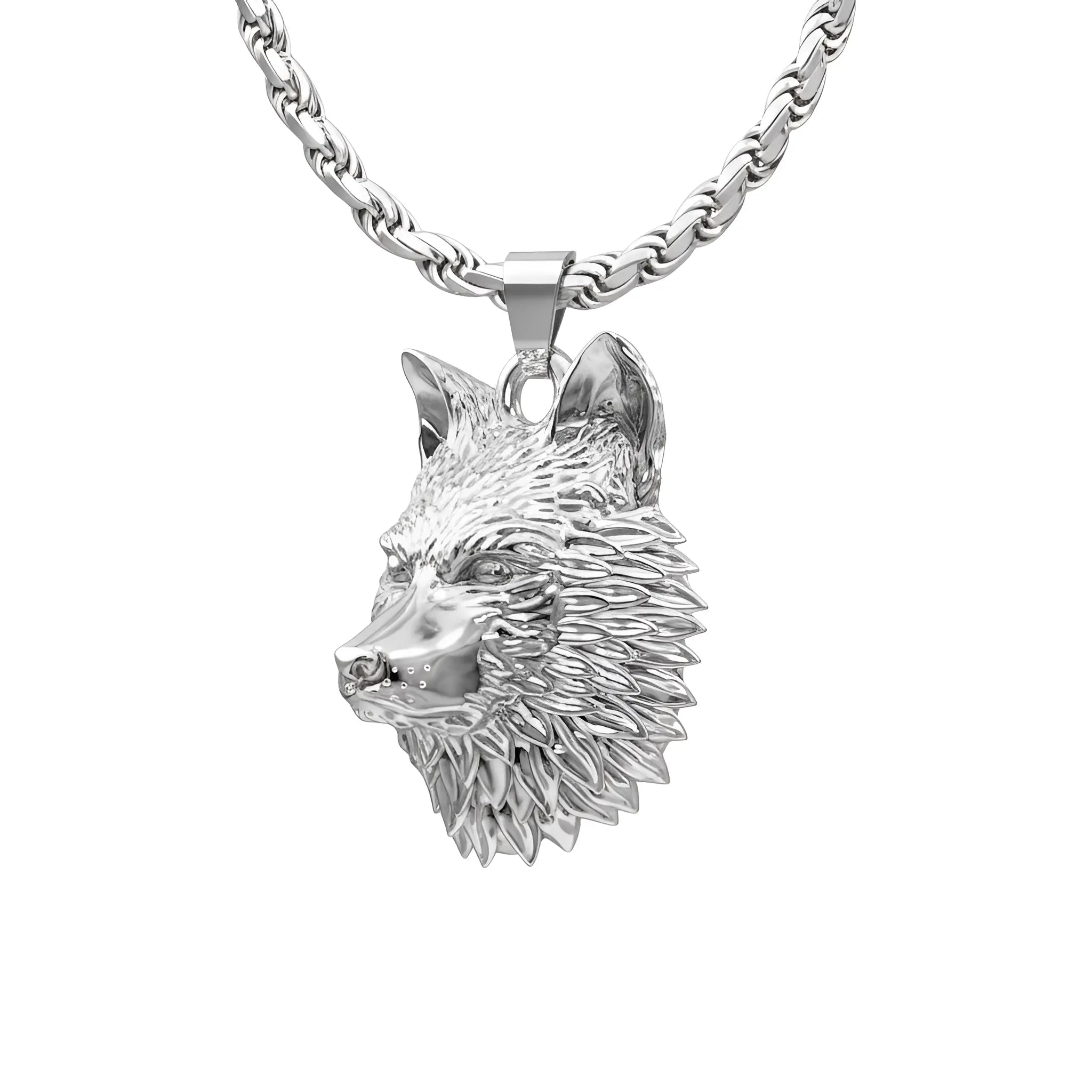 WOLFSKOPF ANHÄNGER - SILBER 925